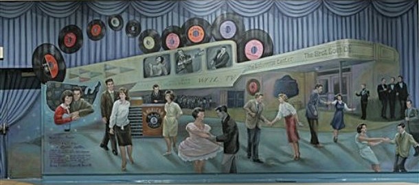 American Bandstand Mural at the Enterprise Center