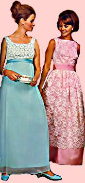 1960s prom dresses