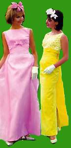 1960s prom dresses