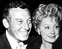 Lucille Ball and Gary Morton