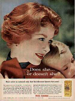 Old Clairol ad