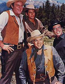 Bonanza - Lorne Greene, Michael Landon