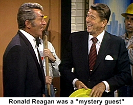 ronald reagan on the dean martin show