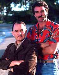 Tom Selleck and John Hillerman