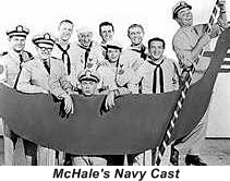 Ernest Bornine and crew of McHale Navy