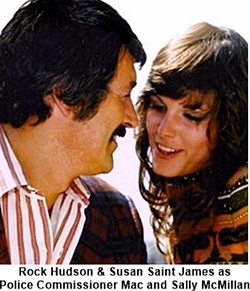 Rock Hudson and Susan Saint James