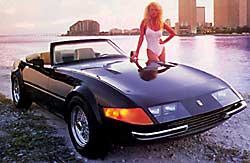 Miami Vice Black Ferrari