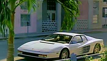 Miami Vice Ferrari White